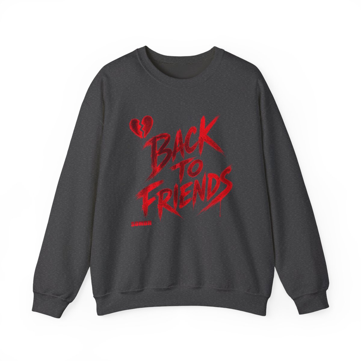 Sombr "Back to Friends" Crewneck - alternate angle 3, merchandise