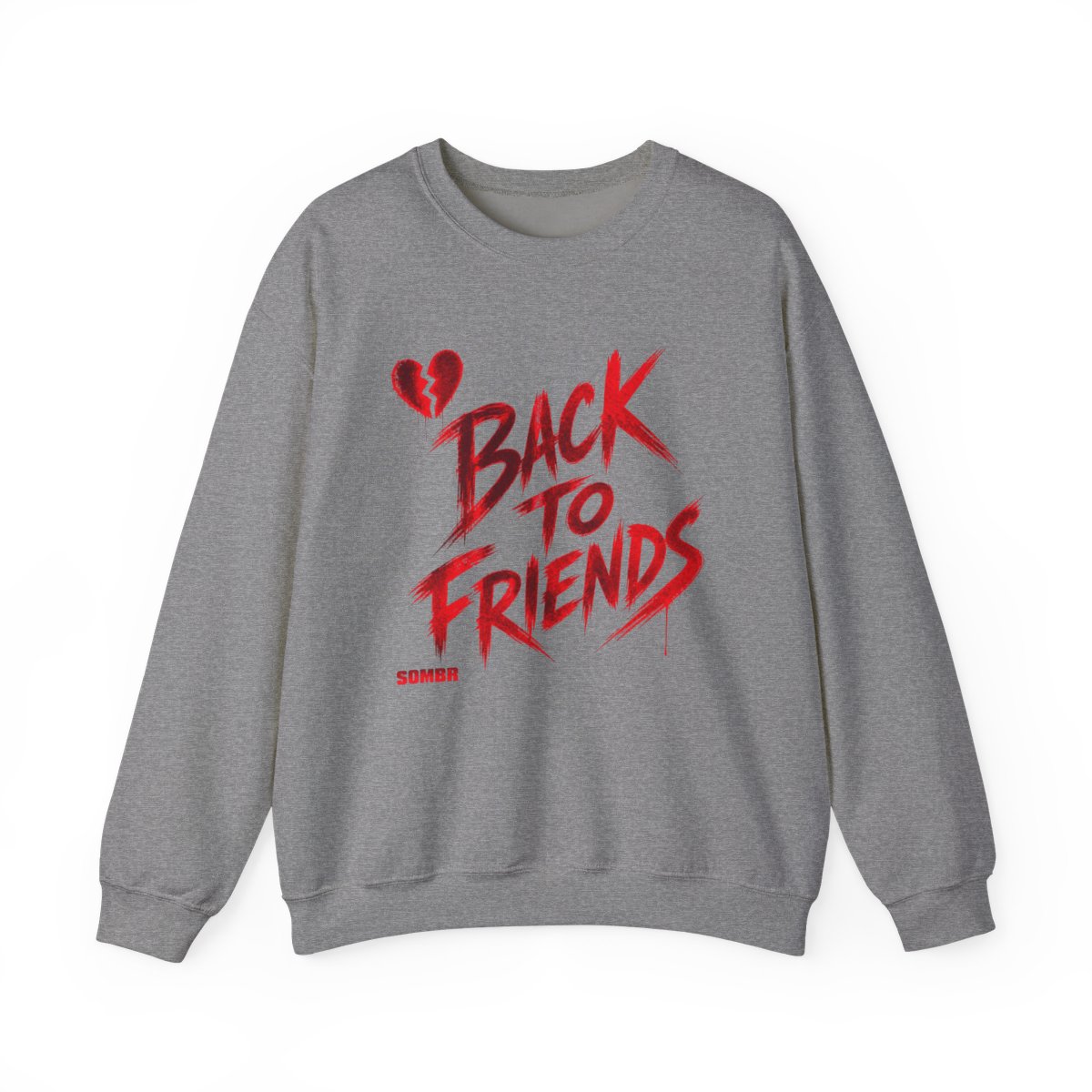 Sombr "Back to Friends" Crewneck - alternate angle 2, merchandise