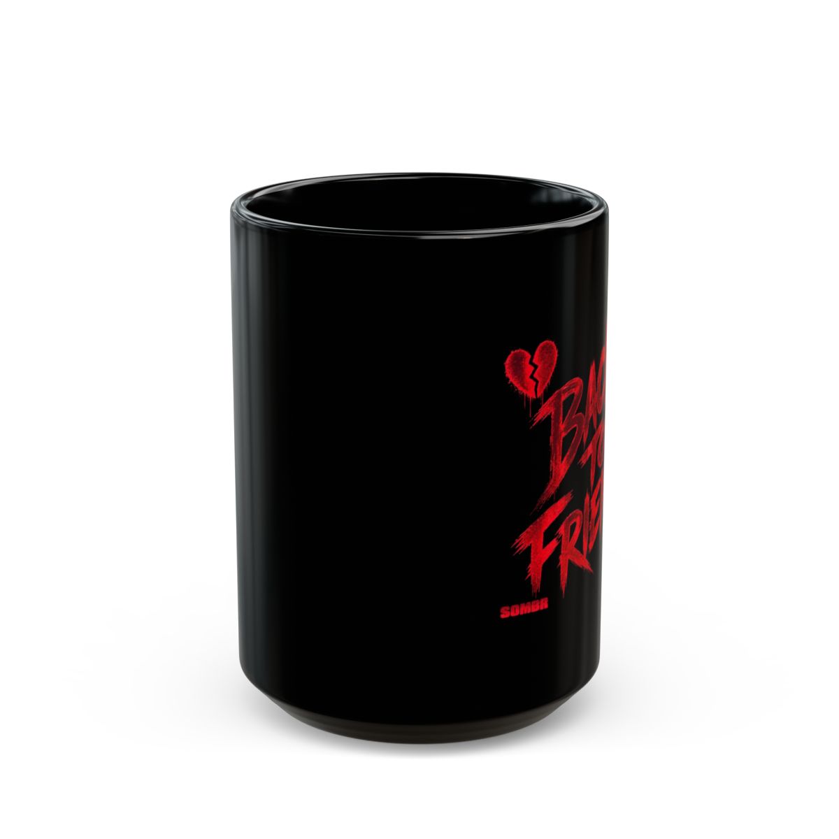 Sombr "Back to Friends" Black Mug - alternate angle 2, merchandise