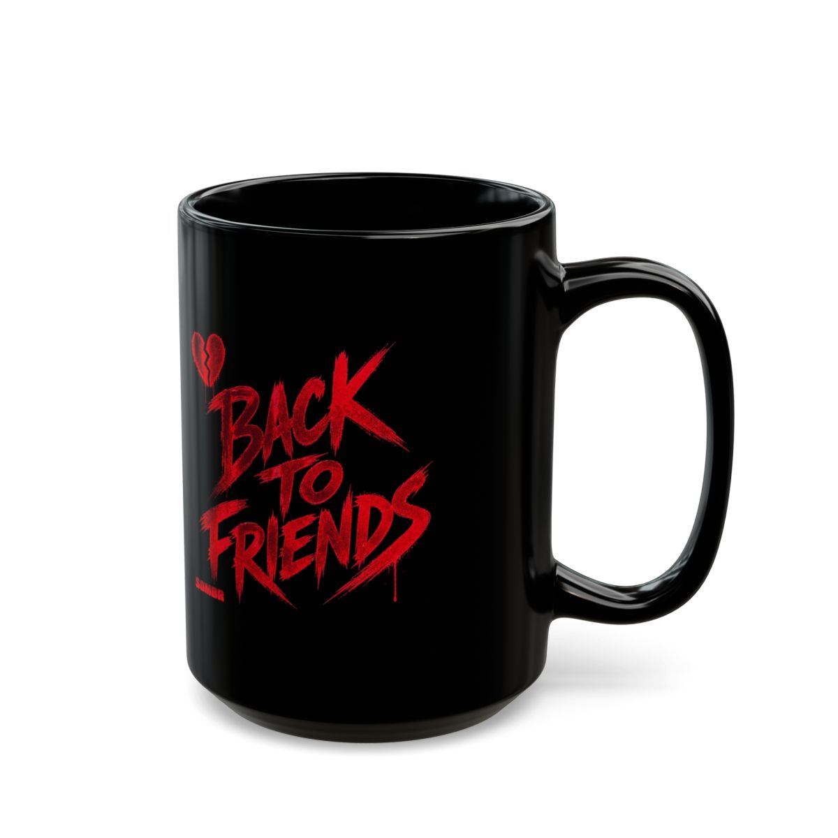 Sombr "Back to Friends" Black Mug - alternate angle 5, merchandise