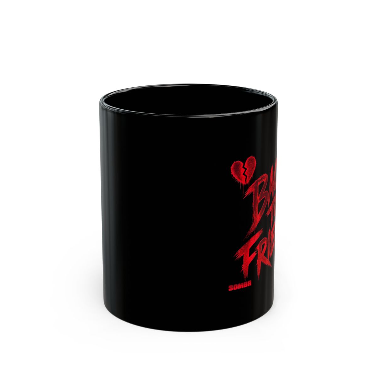 Sombr "Back to Friends" Black Mug - alternate angle 1, merchandise