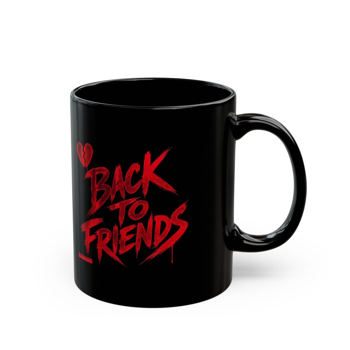 Sombr "Back to Friends" Black Mug