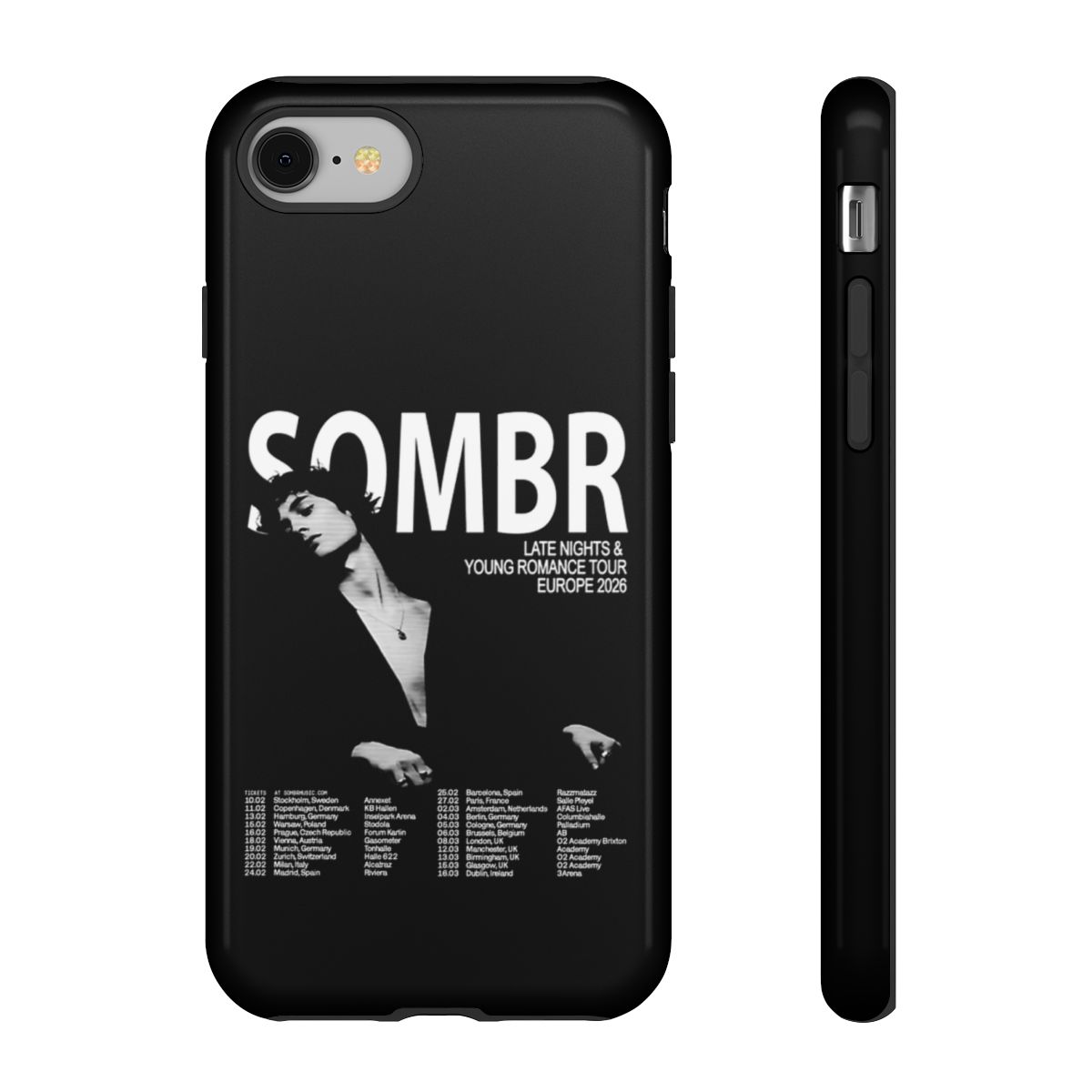 Sombr Europe Tour 2026 Phone Case