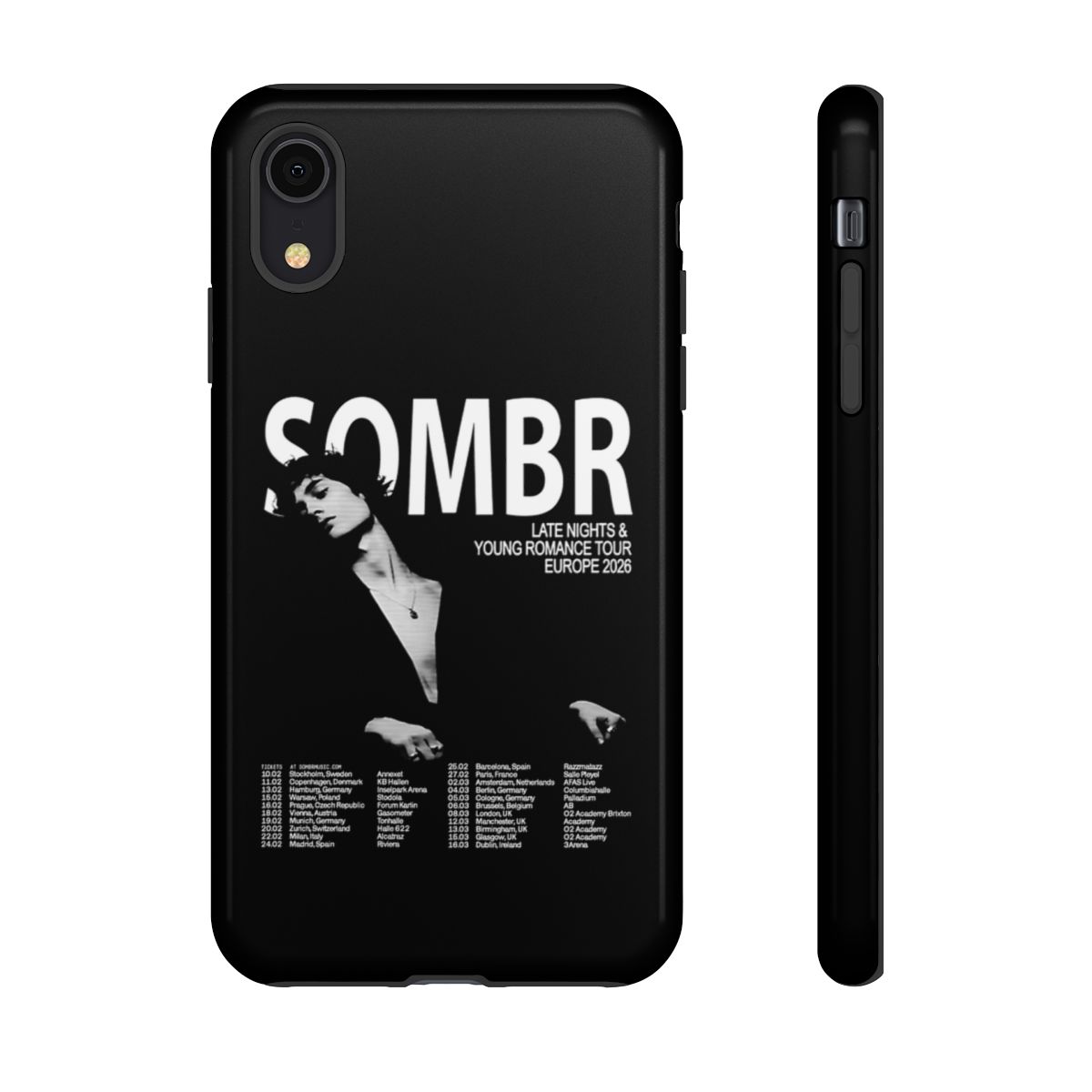 Sombr Europe Tour 2026 Phone Case - alternate angle 5, merchandise